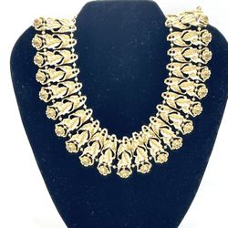 Vintage BSK Ornate Floral Necklace