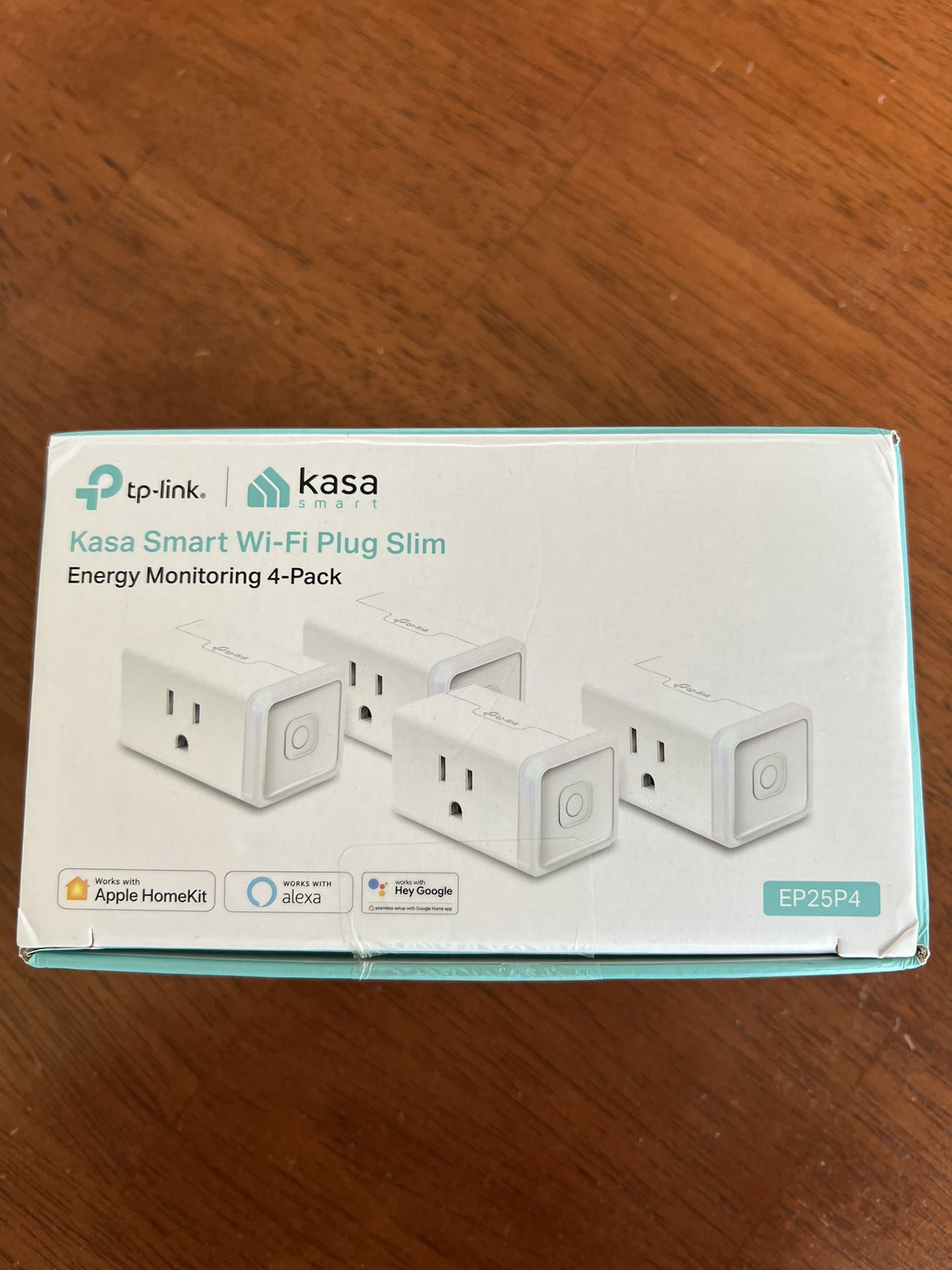 EP25P4  Kasa Smart WiFi Plug Slim with Energy Monitoring, Apple