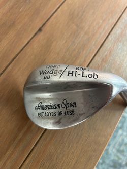 American Open 60° Soft Hi-Lob Wedge – RH Steel Shaft