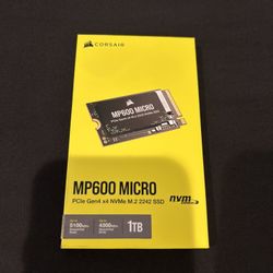 New Corsair MP600 Micro 1TB M.2 NVMe SSD. Shoot Me Offer!!