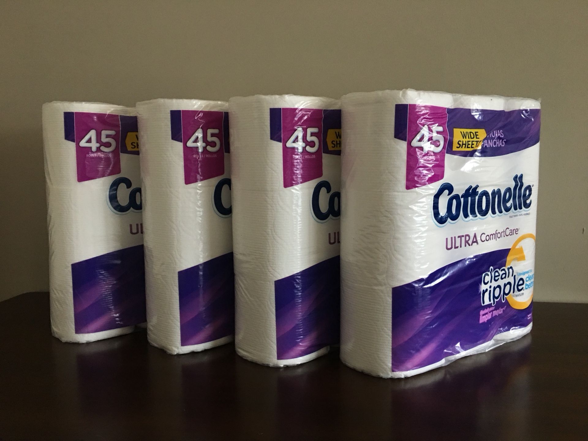 CottonelleĀ® Ultra Comfort Care wide sheets Toilet Paper, 36 Rolls