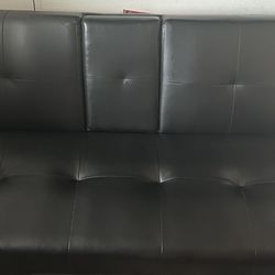 Black Couch/Bed 