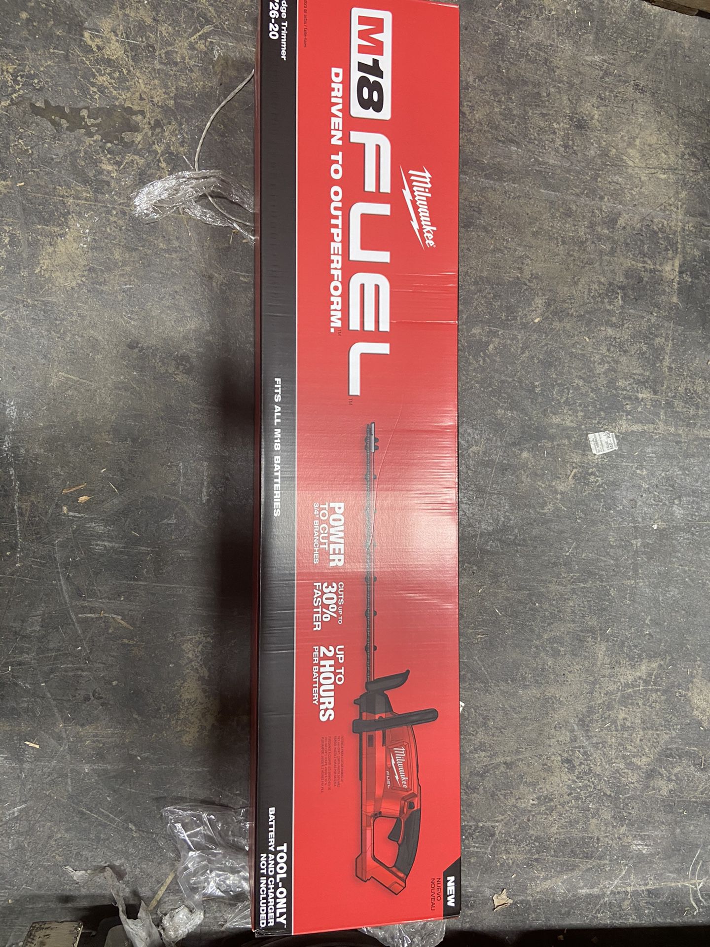 Brand new hedge trimmer milwaukee 2726-20 battery and charger sold separately