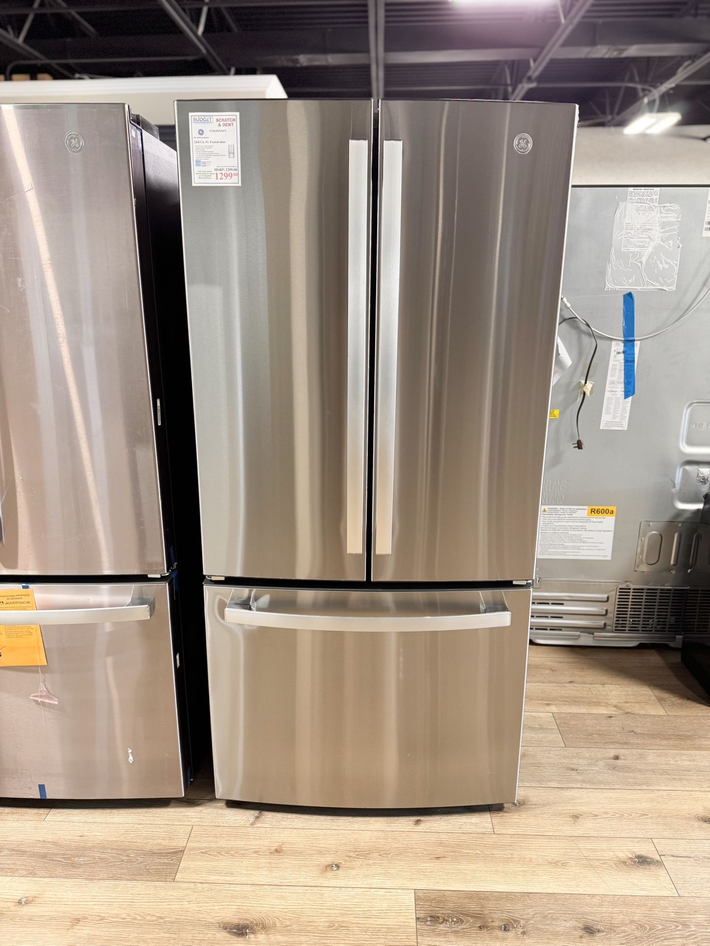 New GE 24.7 Cu. Ft. French-Door Refrigerator GNE25JYKFS