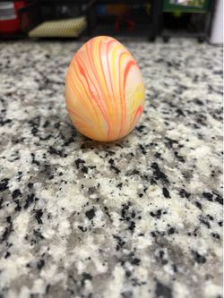 Needoh Swirlie Egg - Orange