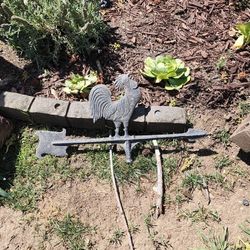 Rustic Rooster Metal Decor GREAT FOR YARD OR HOME 