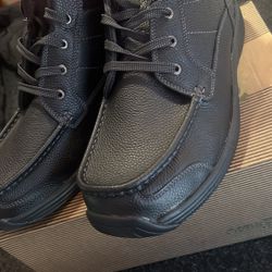 Mens Medium Leather Upper Boot Size 12