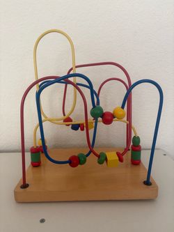 Wooden Bead Maze Activity Toy