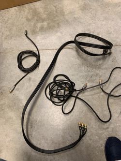 Set of 3 audio video cables
