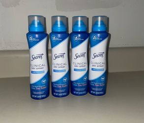 Secret clinical spray deodorant- $5 each