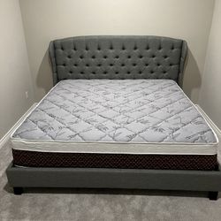 Eastern King Or California King Bed With Pillowtop Bamboo Mattress Only