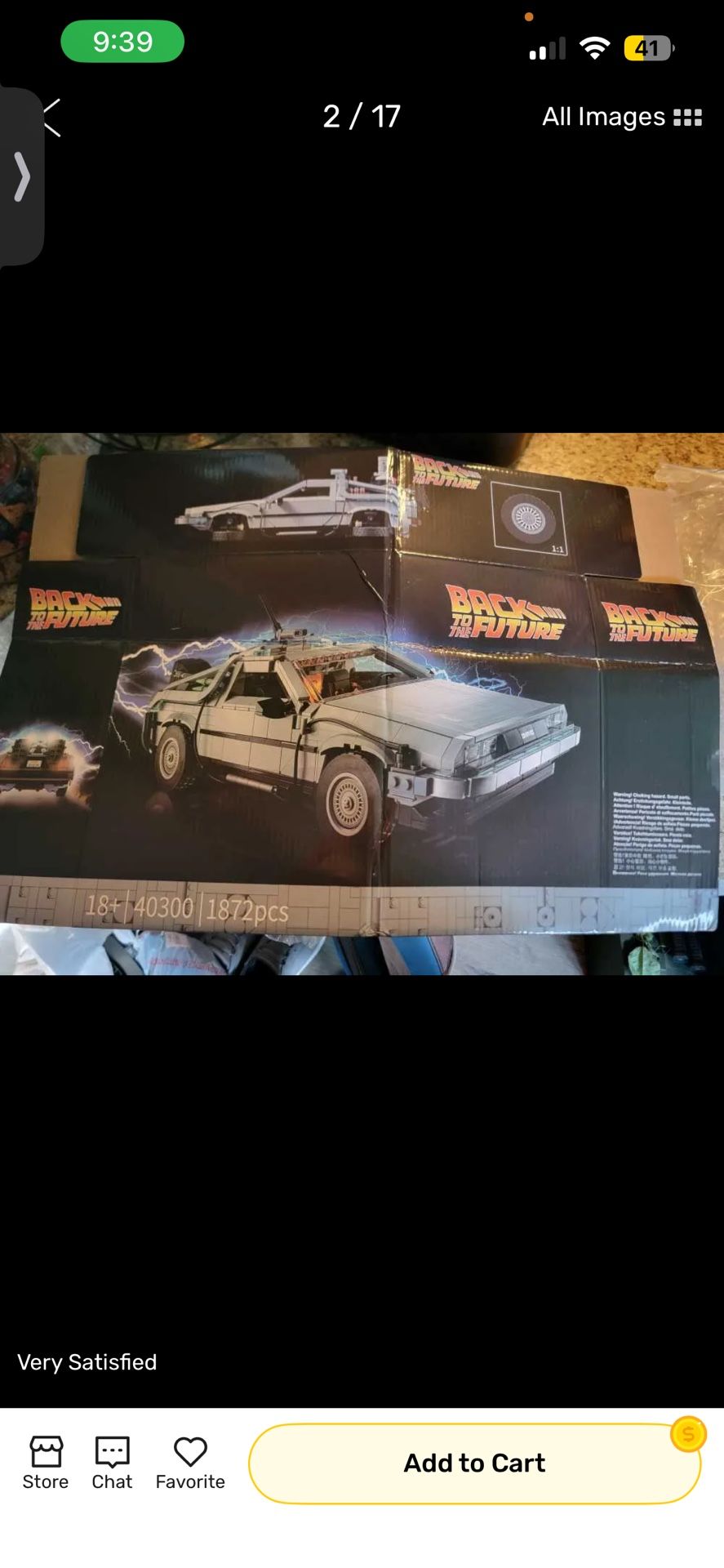 Back To The Future Lego Set