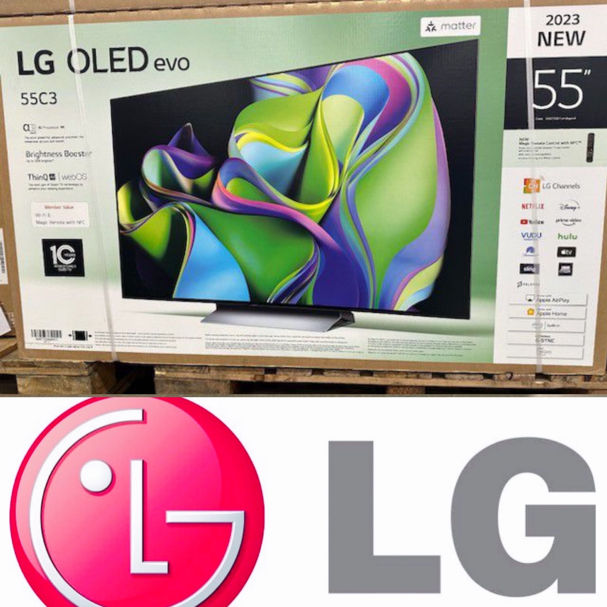 Lg 55 Inch Oled 4K Tv Smart C3 Oled55C3