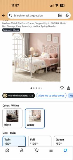Set of twin beds