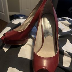 Red Michael Kors Heels