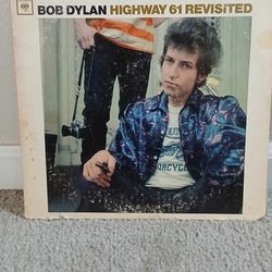 Bob Dylan Highway 61 Revisited  Like A Rolling Stone Vintage Vinyl Record Album LP Folk Rock