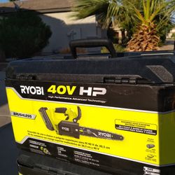 Ryobi 12 Inch High Performance Brushless Chainsaw Tool Only 