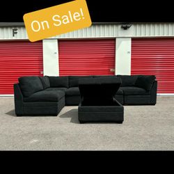 Modular Sectional Couch Sofa With Ottoman 