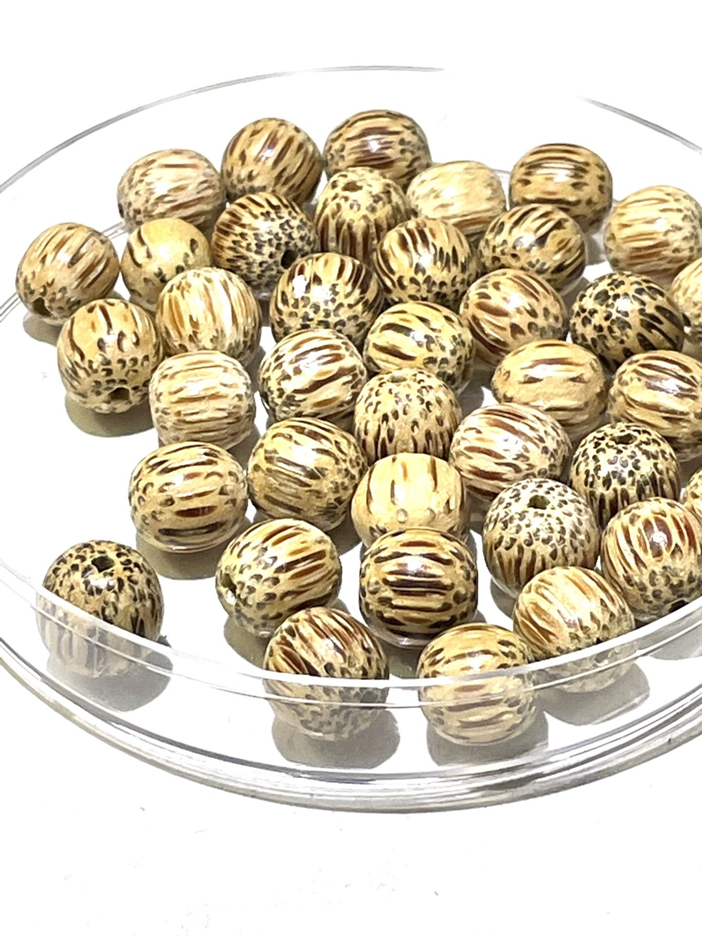 Ethnic Beads Made of Seed Pods