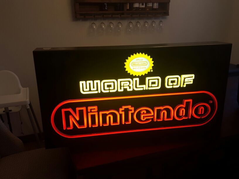 ORIGINAL Nintendo Neon Sign - Collector's Item