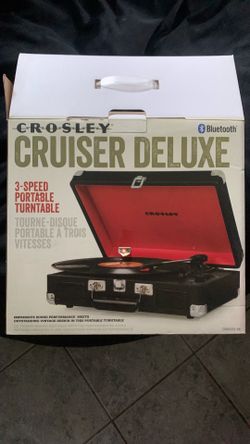 Crosley Cruiser Deluxe Bluetooth Record Player - Like New in Box