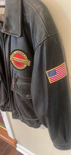 Vintage Smith Wesson Leather Jacket for Sale in Marshallton DE OfferUp