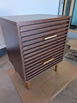 Nightstand walnut tone - EXCELLENT condition! 🤩