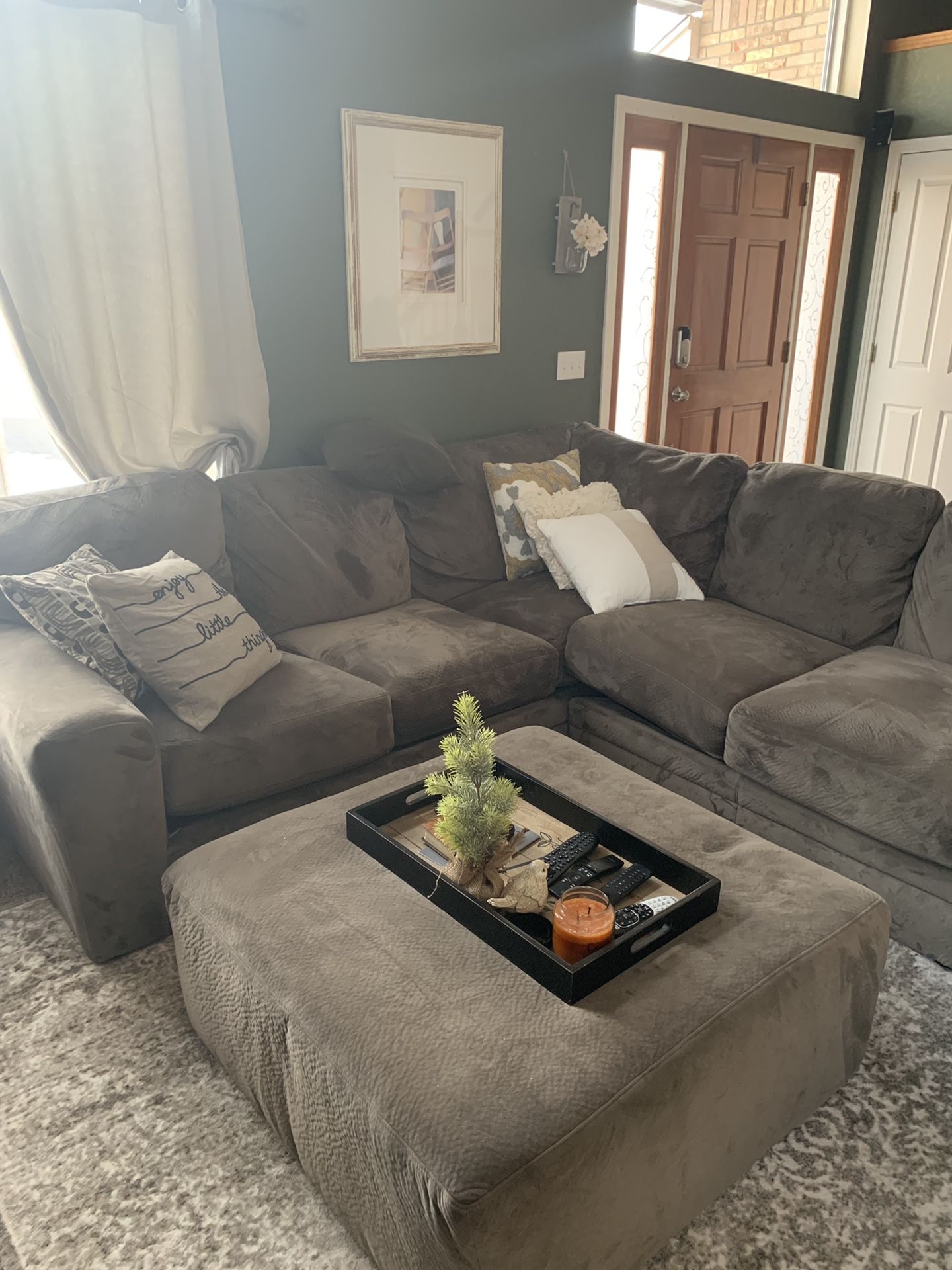 Large sectional couch in Arvada.