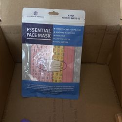 Face Masks for 2-12 year olds 6 pack