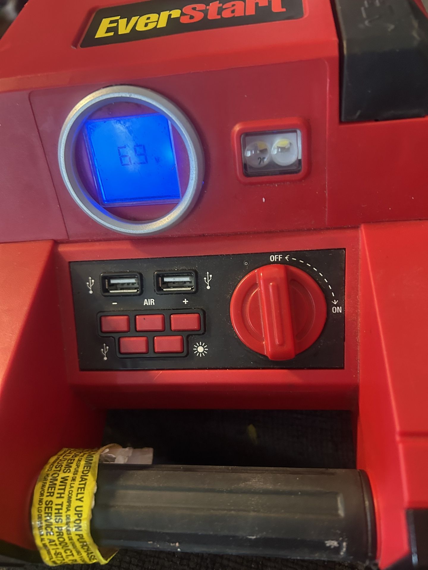 Ever start Air compressor And Jump Starter