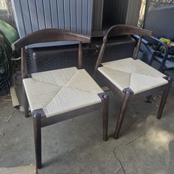 Mid Century Style Dinning Chairs Set Of 2