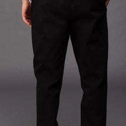 RSQ Mens Twill Jogger Pants, Black, Medium, 31/29, Style #371266, NWT