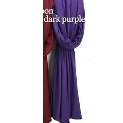 Womens Dark Purple Premium Jersey Hijab