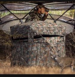 Tidewe VisX See Through 300D Hunting Blind 2-3 Person Pop Up Ground Deer Blind Brand New still in the box D310