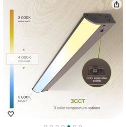 ASD LED lighting for under the cabinet, 32 inches, 16 W, 1057 LM, dimmable lights for under the kitchen cabinet, 3000 K soft/4000 K cold/5000 K daylig