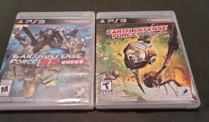 2 Earth Defense Force game bundle (PS3) for sale