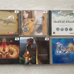 Video Game and Anime Music Soundtrack CDs