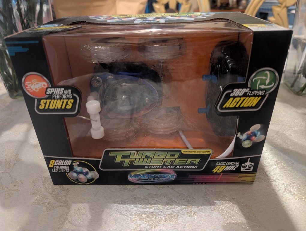 Turbo Twister RC Stunt Car – 360° Spins & Flipping Action