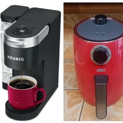 Keurig K-Supreme Coffee Maker + Dash Air Fryer 