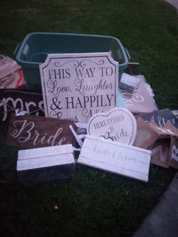 Wedding Signs