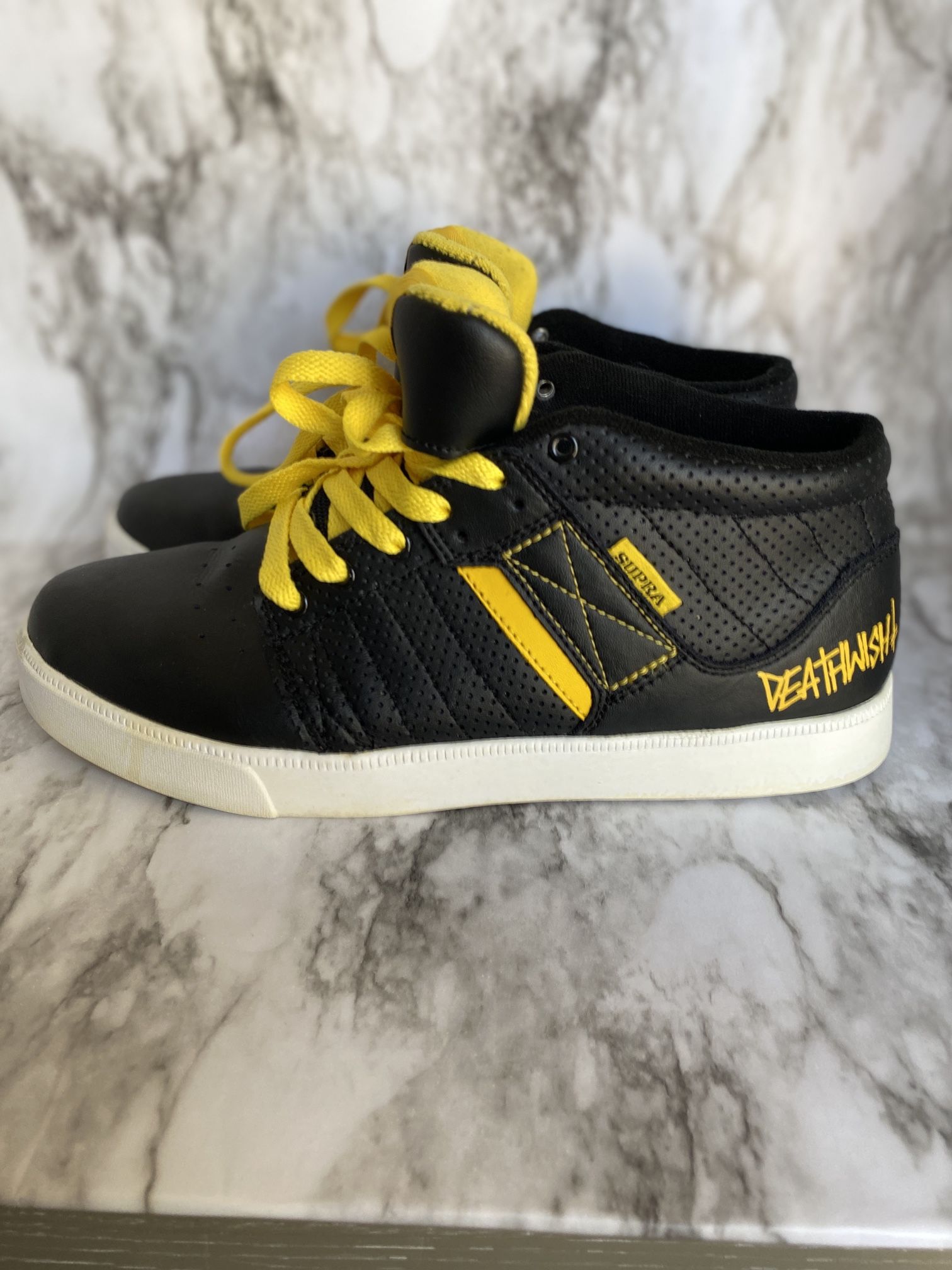 Size 9.5M - Rare Supra Deathwish X Erik Ellington Skate Shoes Skateboarding