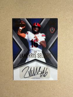 LaNorris Sellers Wild Card Matte X-Plode 1/1 Autograph