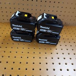 Makita 18V Lithium Ion Baterys 5.0 Brand New Firm Price Non Negotiable $50 EACH