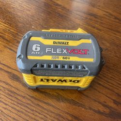 Dewalt 6 AH Flex 20 /60 Volt Lithium Ion