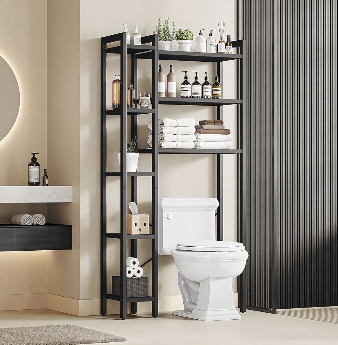 Over The Toilet Storage with 8-Titer Shelf