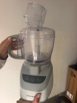 Black & Decker Electric Food Processor with Feed Chute & Pusher