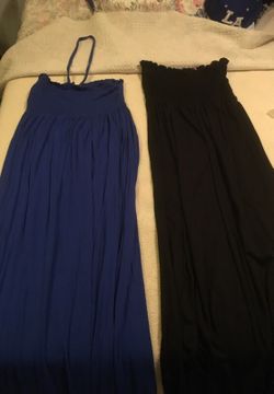 Medium summer dresses black and blue