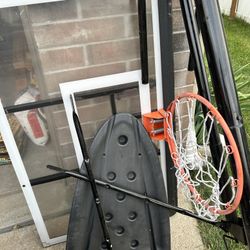 Basket Ball Back Board And Sandbox