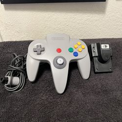Nintendo 64 Controller With NYKO Pack Plus $40