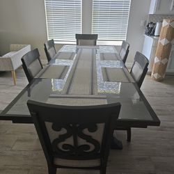 6 Seater Expandable American SIGNATURE CHART HOUSE DINING TABLE SET